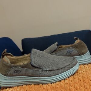 Skechers Men's Tan Slip-On Shoes